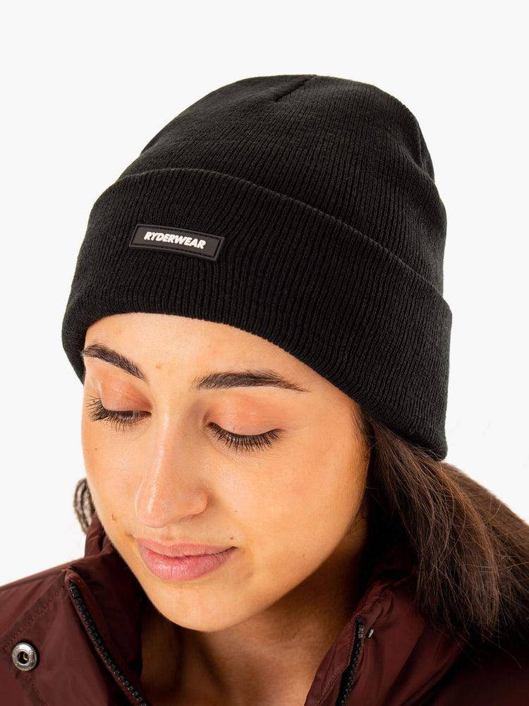 Men's Ryderwear Men Caps Ryderwear Beanie Caps Black | NZ1614TV