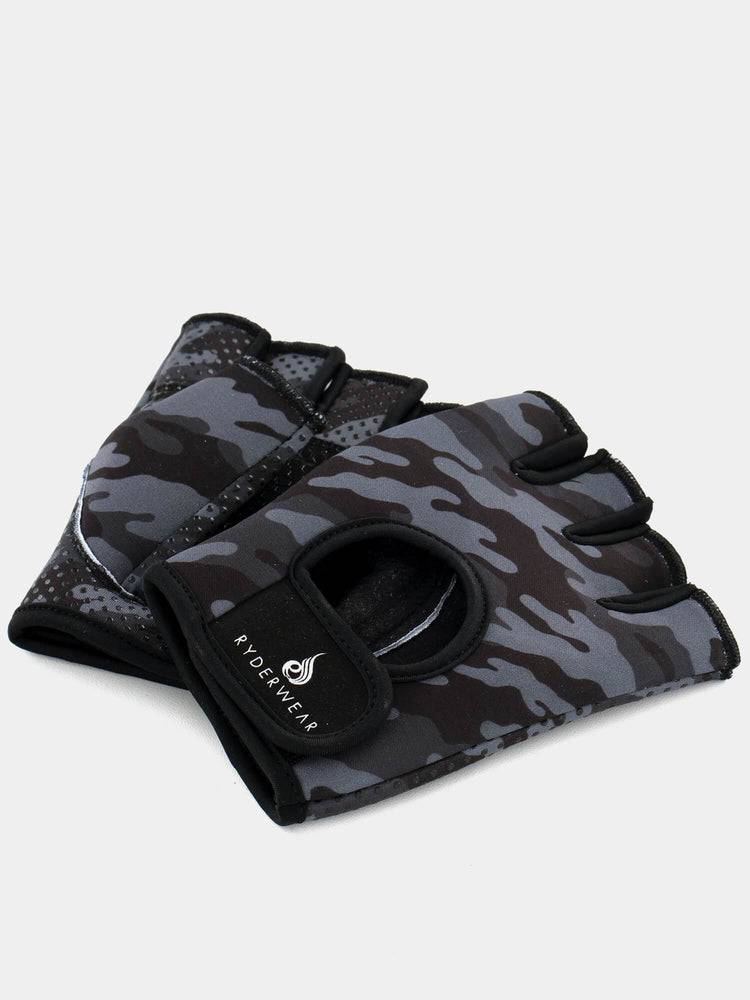 Men's Ryderwear Men Gloves Lifting Gloves Black Camo | NZ1606VD