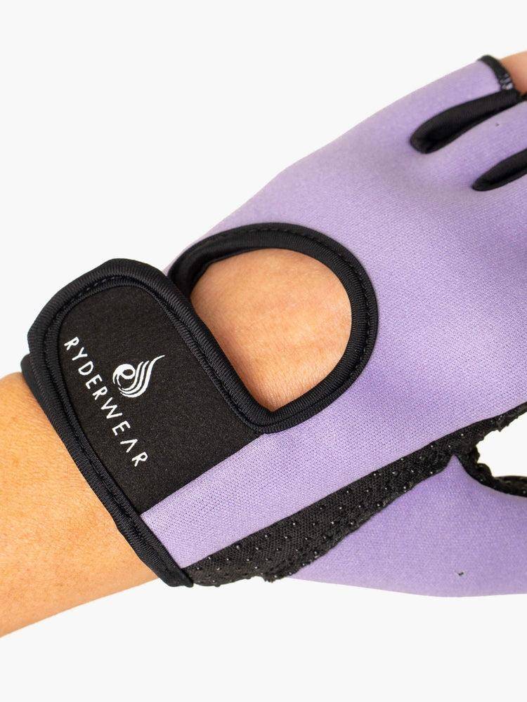 Men's Ryderwear Men Gloves Lifting Gloves Lavender | NZ1608NB