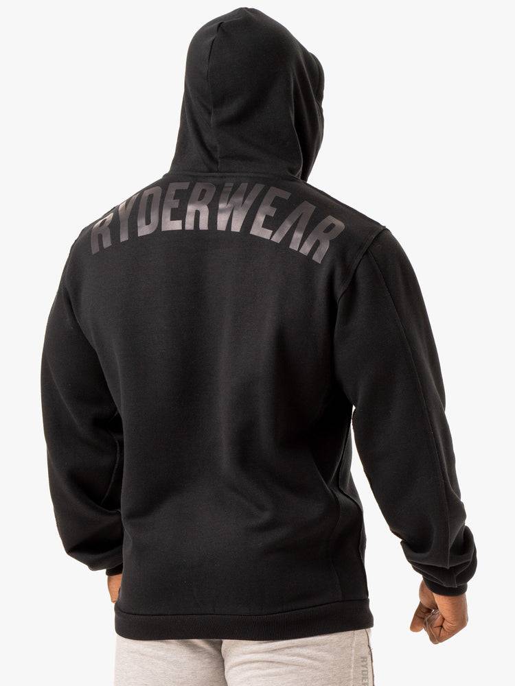 Men's Ryderwear Men Hoodie Force Pullover Hoodie Black | NZ1459YU