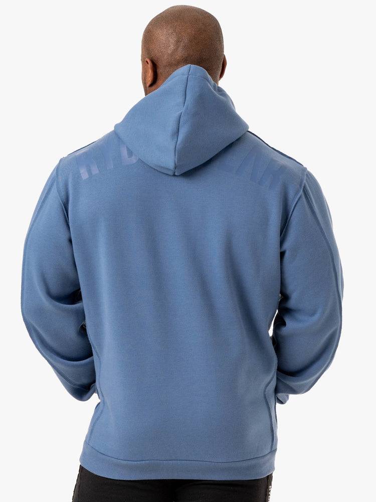 Men's Ryderwear Men Hoodie Force Pullover Hoodie Blue | NZ1462OR