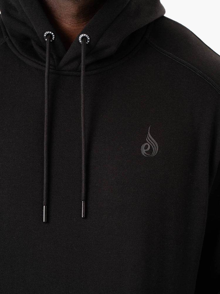 Men's Ryderwear Men Hoodie Reset Pullover Hoodie Black | NZ1478NB