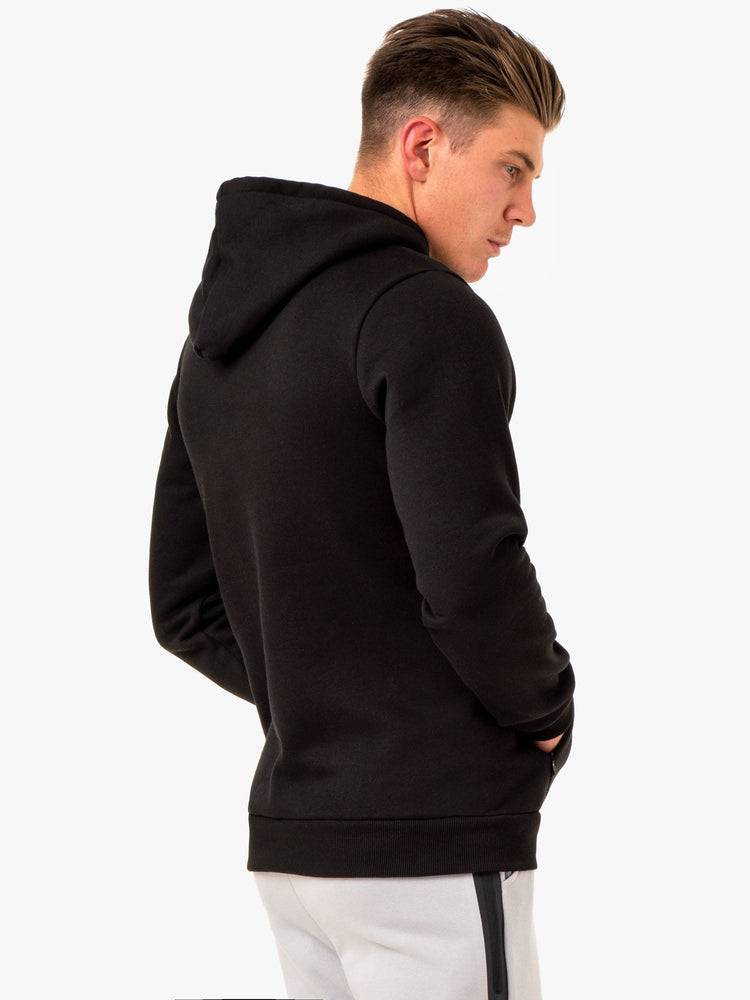 Men's Ryderwear Men Hoodie Restore Pullover Hoodie Black | NZ1483RW