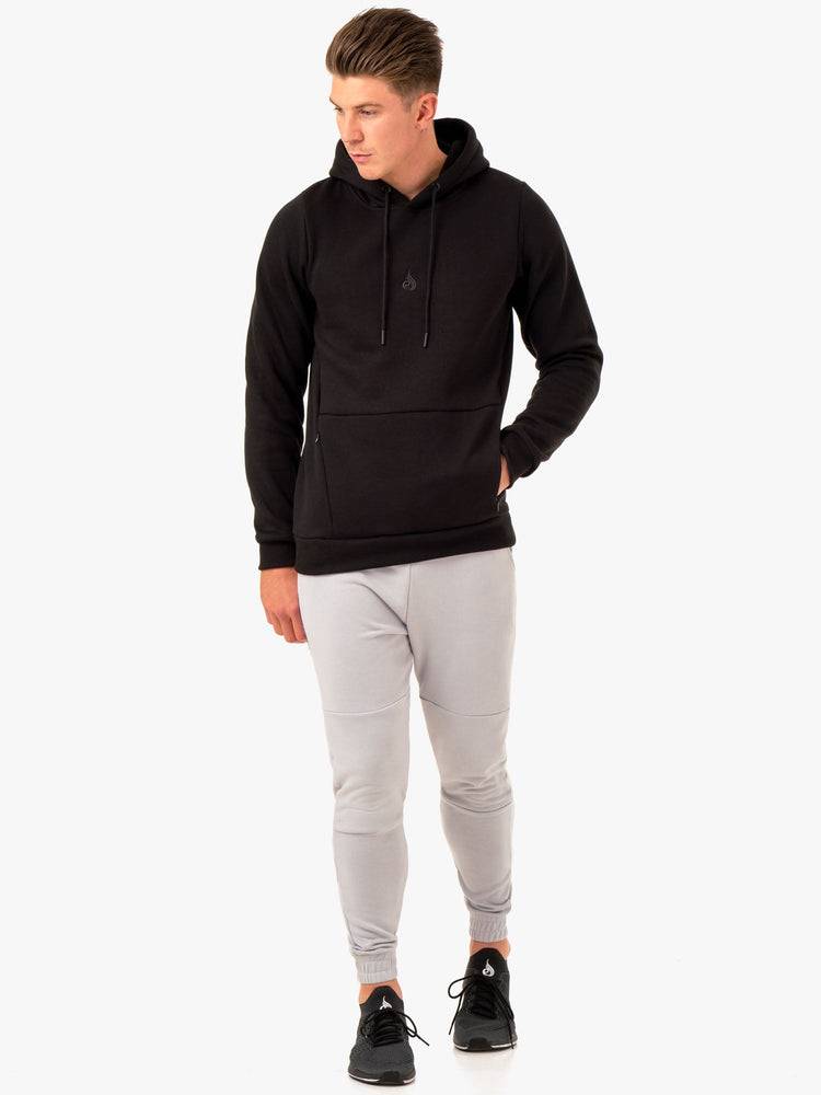 Men's Ryderwear Men Hoodie Restore Pullover Hoodie Black | NZ1483RW