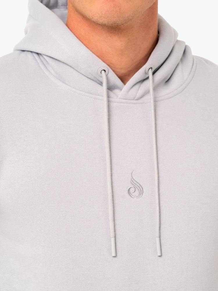 Men's Ryderwear Men Hoodie Restore Pullover Hoodie Snow Grey | NZ1487IS