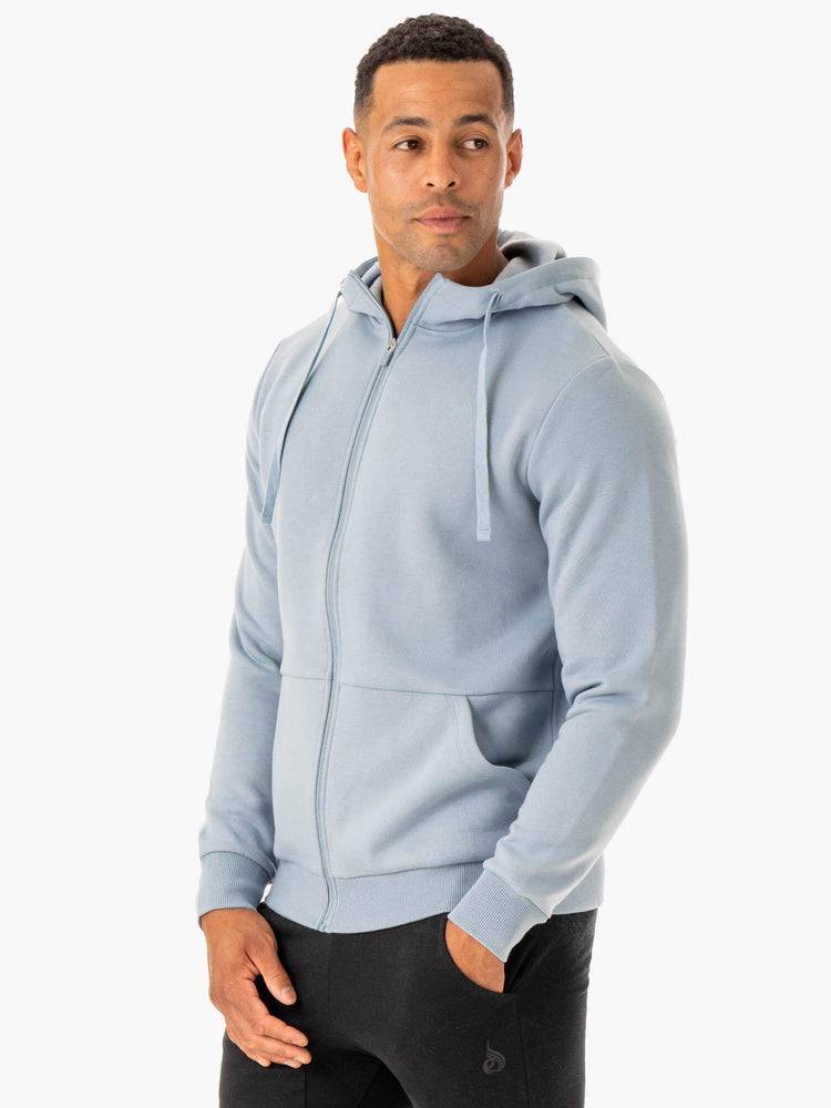 Men's Ryderwear Men Jackets Limitless Zip Up Jackets Ice Blue | NZ1437PQ