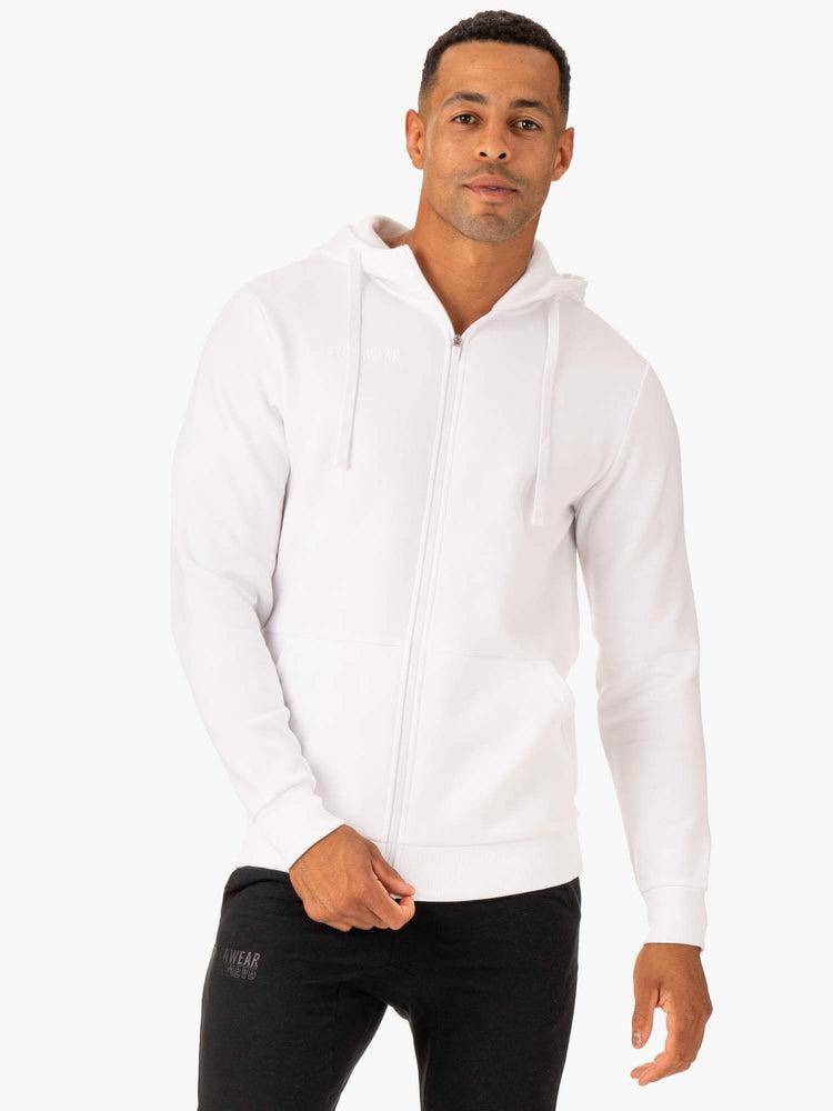 Men\'s Ryderwear Men Jackets Limitless Zip Up Jackets White | NZ1439SO