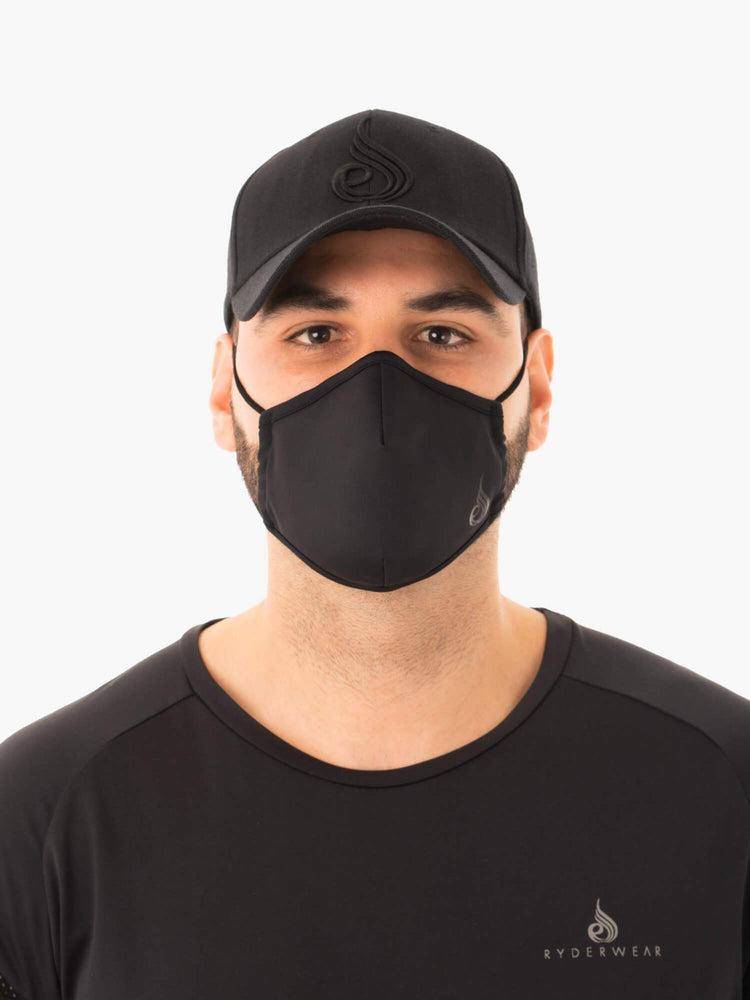 Men's Ryderwear Men Ryderwear Face Mask Accessories Black | NZ1641YU