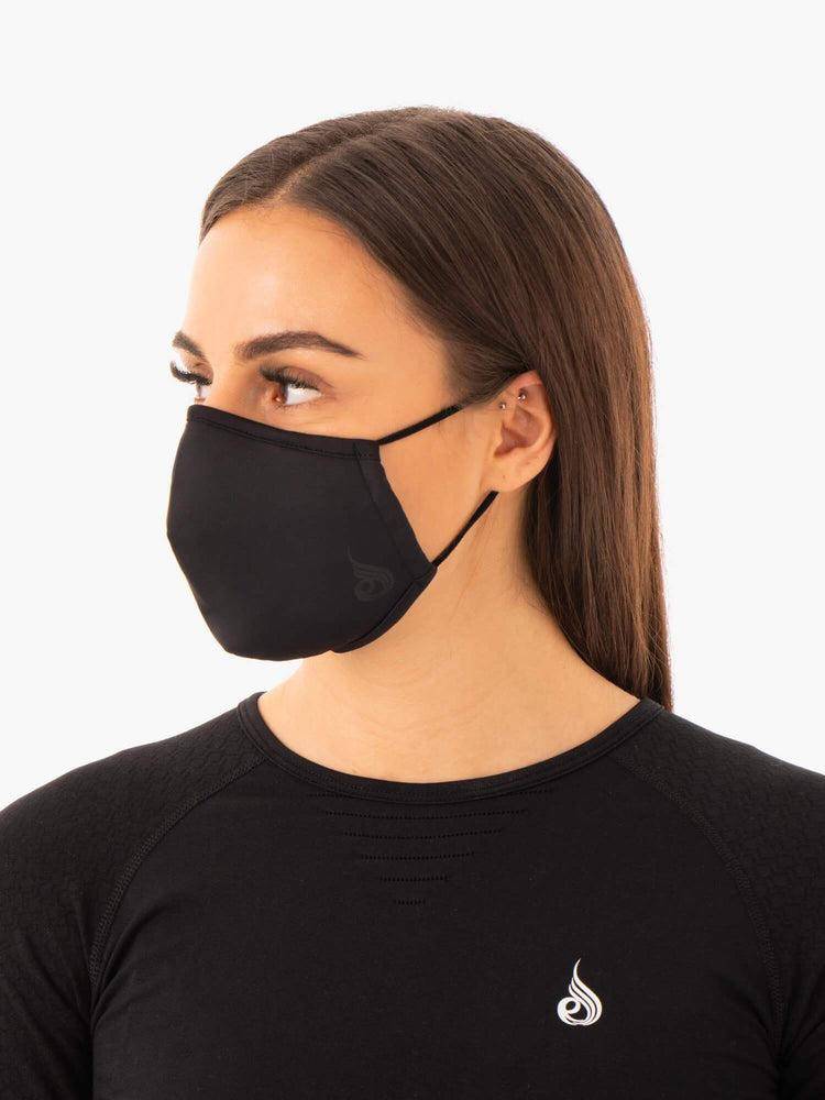 Men\'s Ryderwear Men Ryderwear Face Mask Accessories Black | NZ1641YU