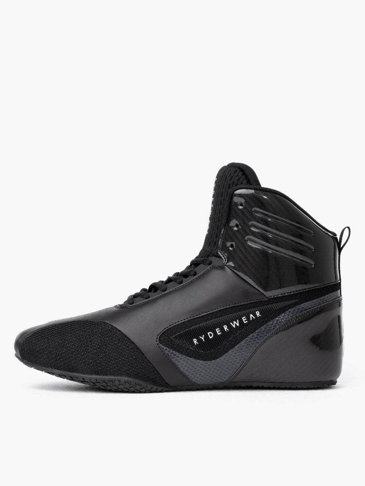 Men's Ryderwear Men Shoes D-Mak Carbon Fibre Shoes Black | NZ1573HK