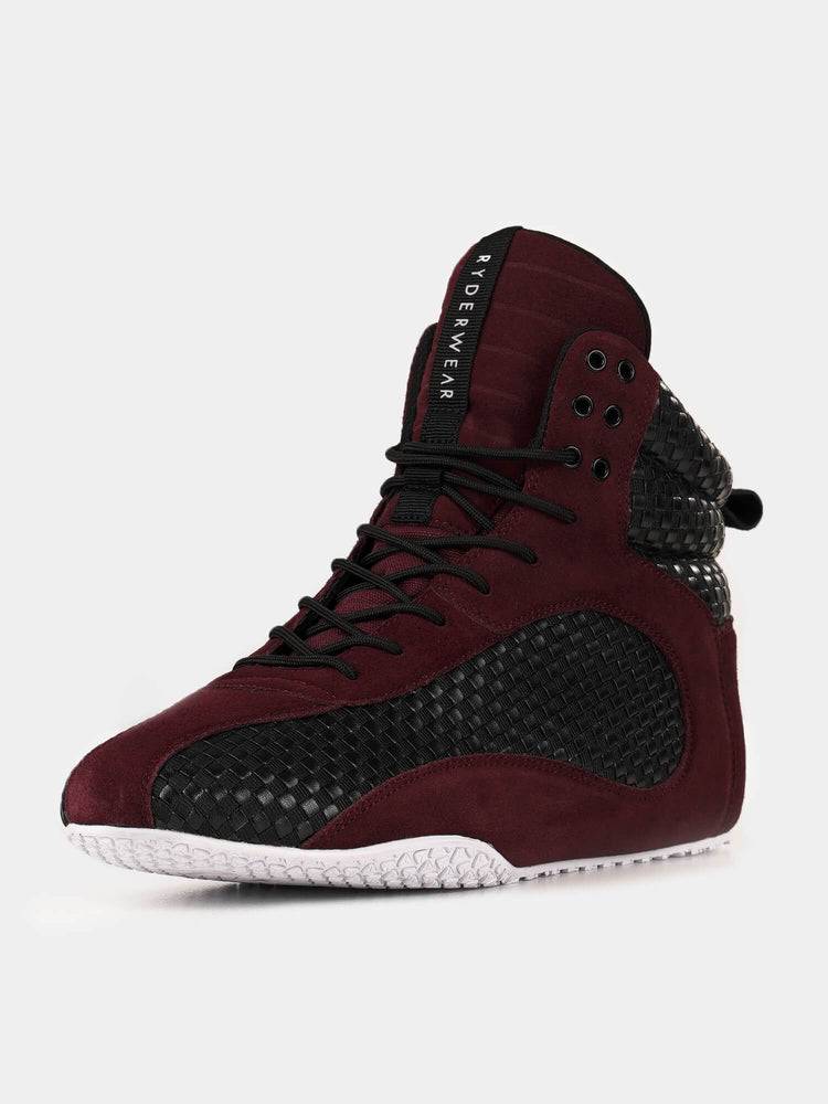 Men's Ryderwear Men Shoes D-Mak Carbon Shoes Burgundy | NZ1572GL