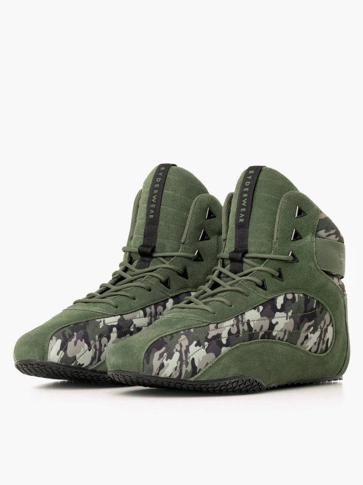 Men's Ryderwear Men Shoes D-Mak II Shoes Green Camo | NZ1581BC