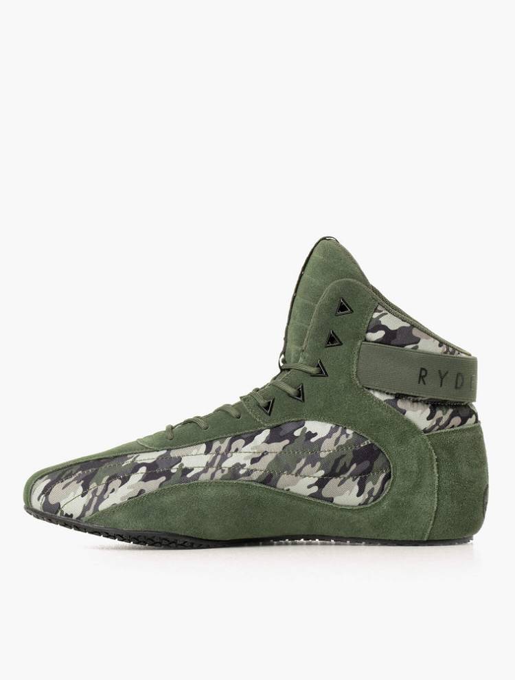 Men's Ryderwear Men Shoes D-Mak II Shoes Green Camo | NZ1581BC