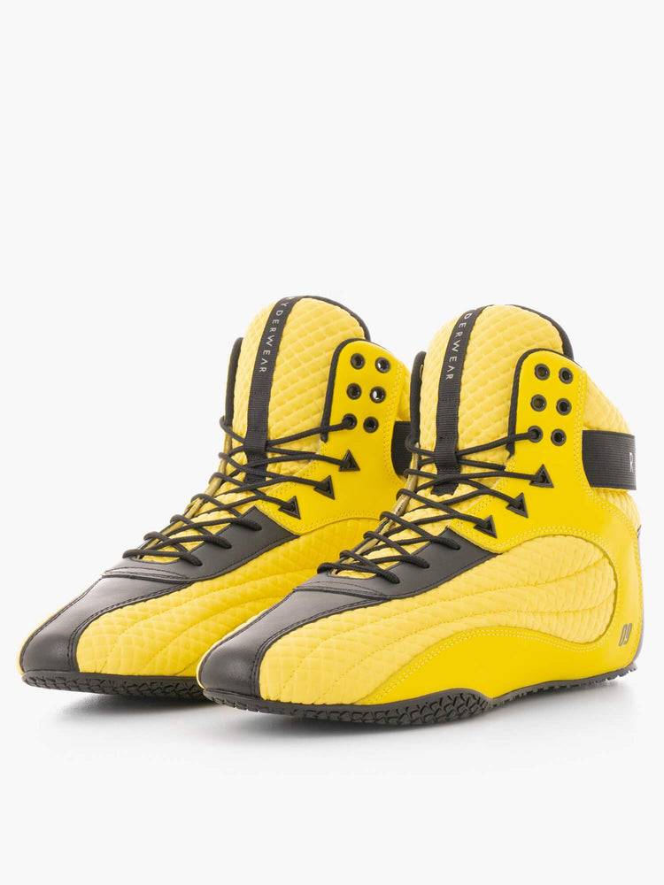 Men's Ryderwear Men Shoes D-Mak Rogue Shoes Yellow | NZ1590UT