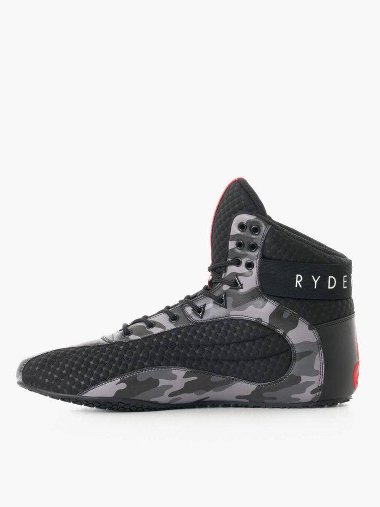 Men's Ryderwear Men Shoes D-Mak Rogue Shoes Black Camo | NZ1592OR