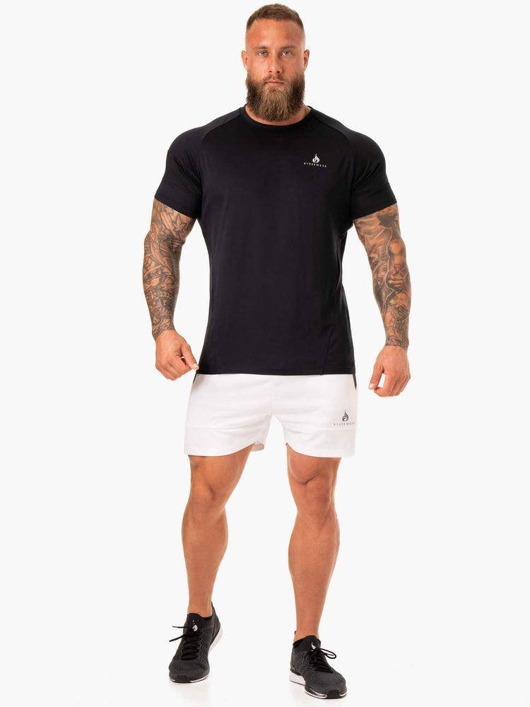 Men's Ryderwear Men Shorts Action Mesh Shorts White | NZ1339HK