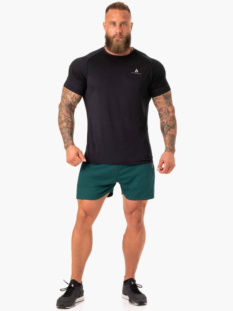 Men's Ryderwear Men Shorts Action Mesh Shorts Emerald | NZ1341KI