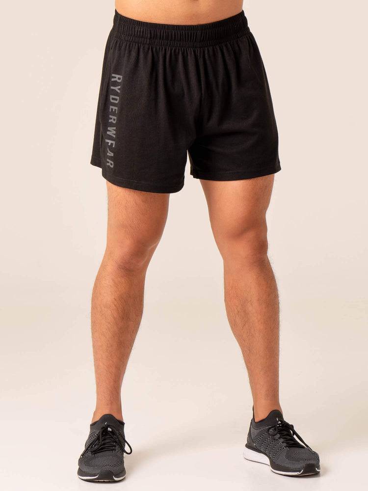 Men\'s Ryderwear Men Shorts Advance Arnie Shorts Black | NZ1342LH