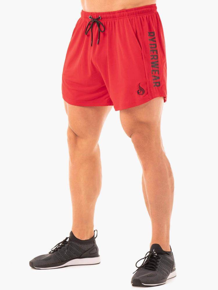 Men\'s Ryderwear Men Shorts Arnie Shorts Red | NZ1350QZ