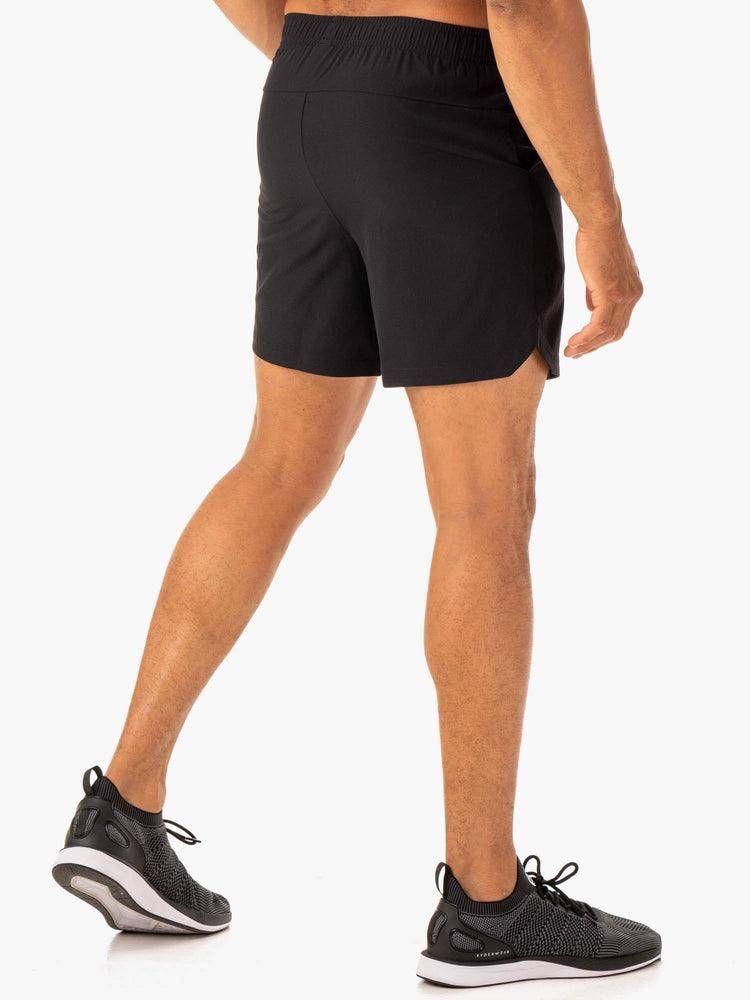 Men's Ryderwear Men Shorts Division Training Shorts Black | NZ1358OR