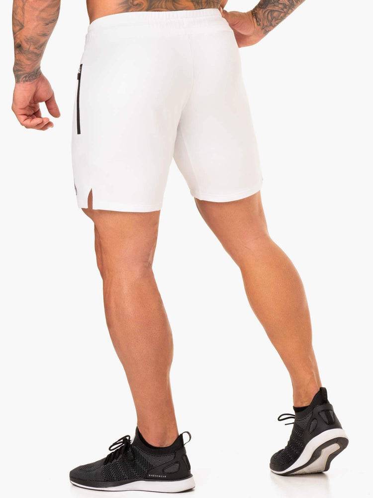 Men's Ryderwear Men Shorts Endurance Track Shorts White | NZ1360AP