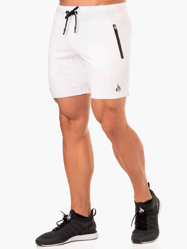 Men's Ryderwear Men Shorts Endurance Track Shorts White | NZ1360AP