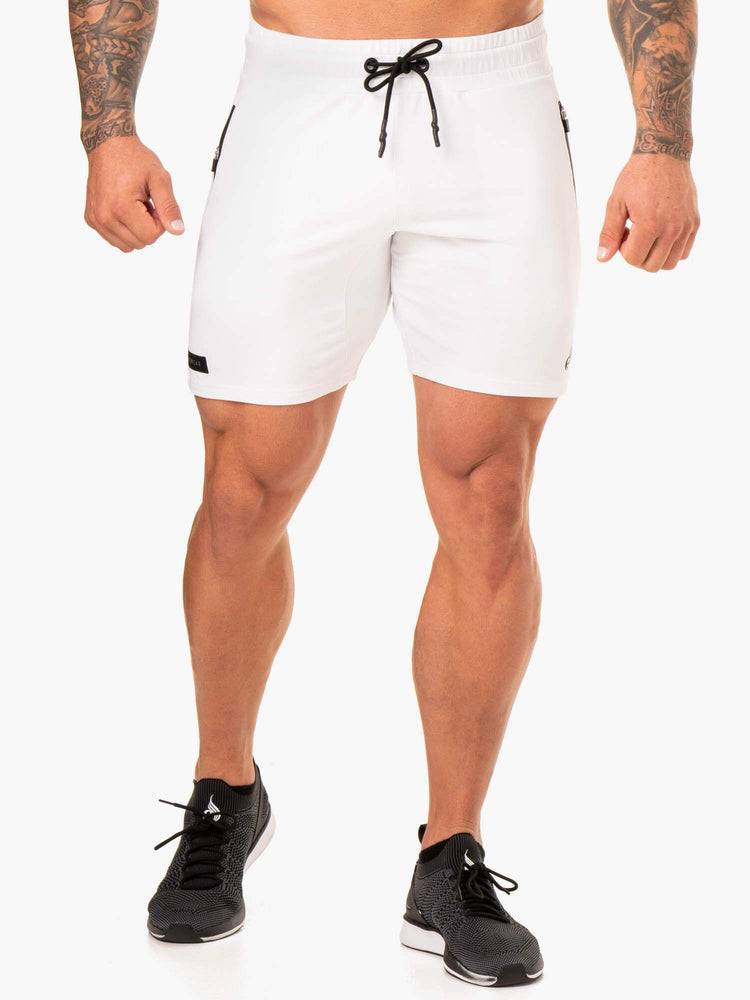 Men\'s Ryderwear Men Shorts Endurance Track Shorts White | NZ1360AP