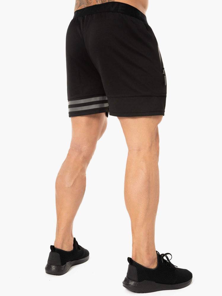 Men's Ryderwear Men Shorts Evo Training Shorts Black | NZ1364GL