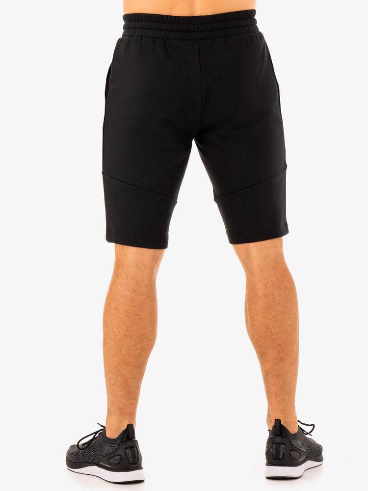 Men's Ryderwear Men Shorts Limitless Track Shorts Black | NZ1380TV