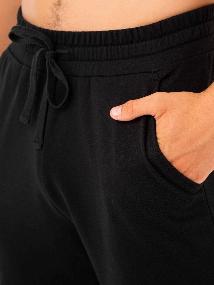 Men's Ryderwear Men Shorts Limitless Track Shorts Black | NZ1380TV