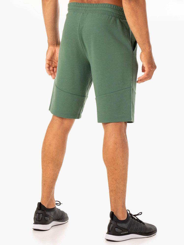 Men's Ryderwear Men Shorts Limitless Track Shorts Forest Green | NZ1381YU