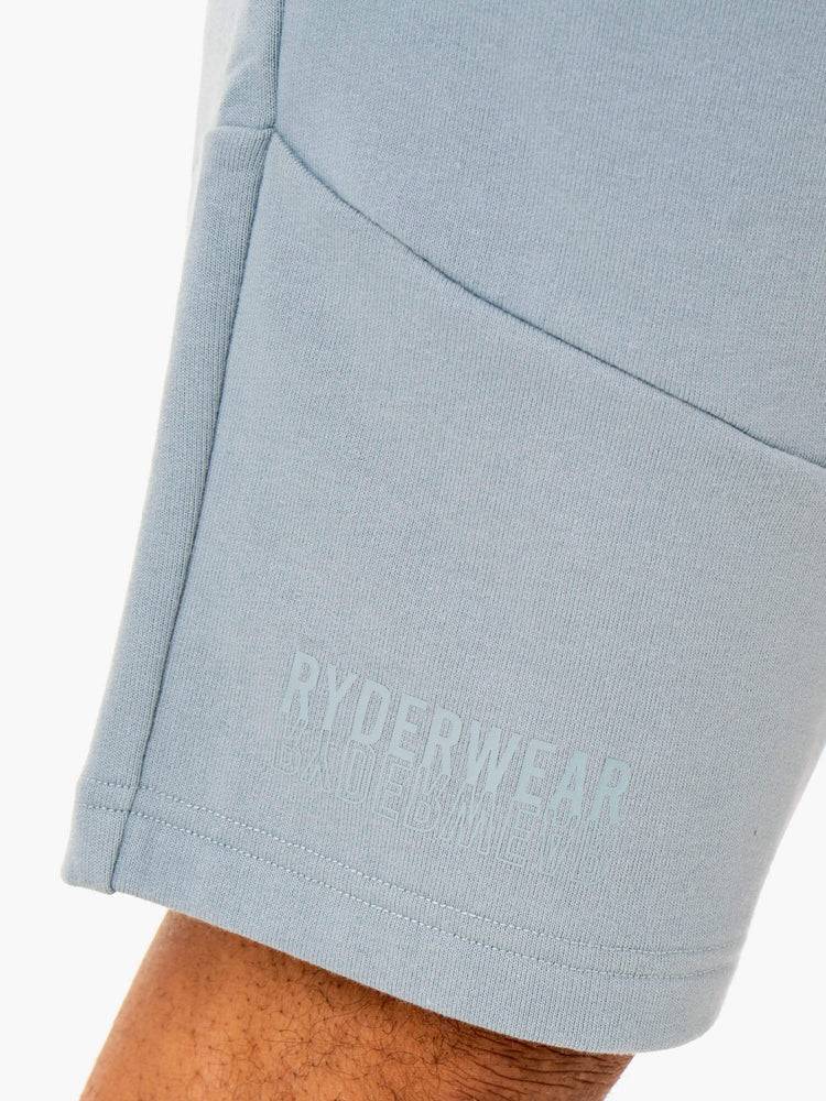 Men's Ryderwear Men Shorts Limitless Track Shorts Ice Blue | NZ1382UT