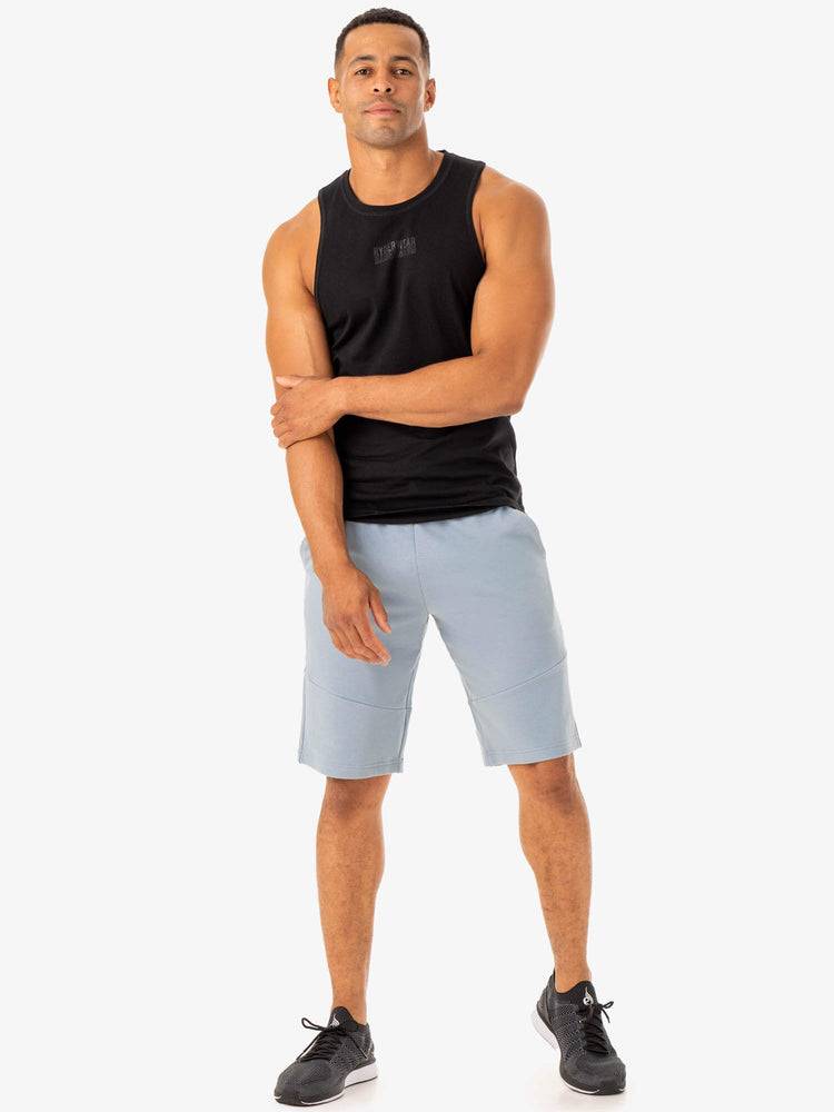 Men's Ryderwear Men Shorts Limitless Track Shorts Ice Blue | NZ1382UT