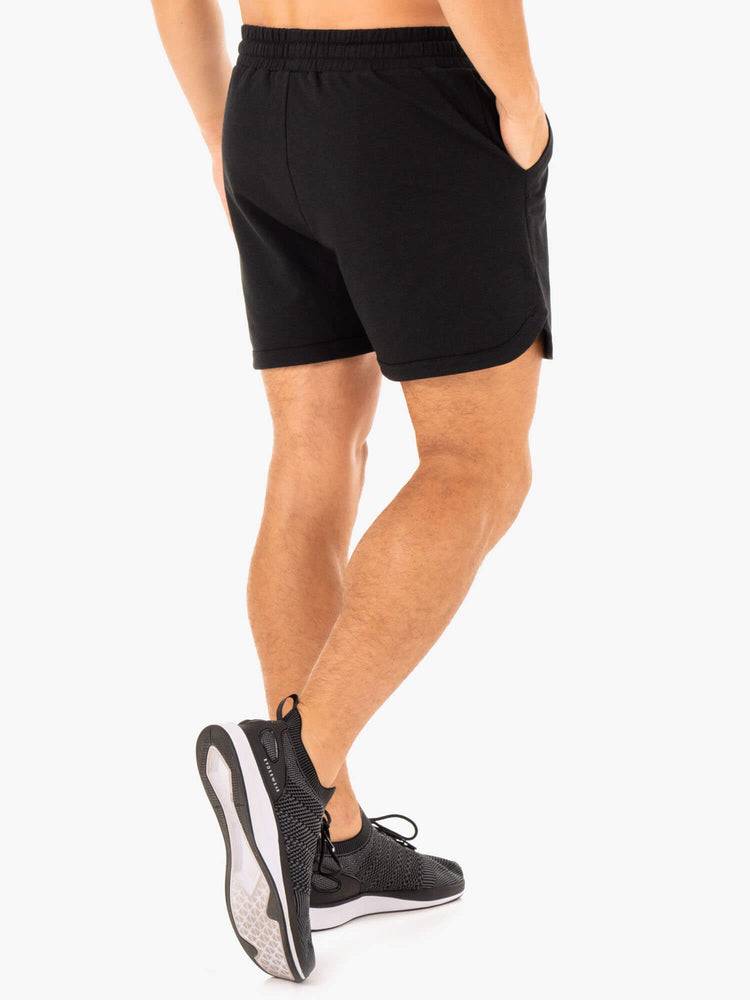 Men's Ryderwear Men Shorts Optimal Gym Shorts Black | NZ1386AP