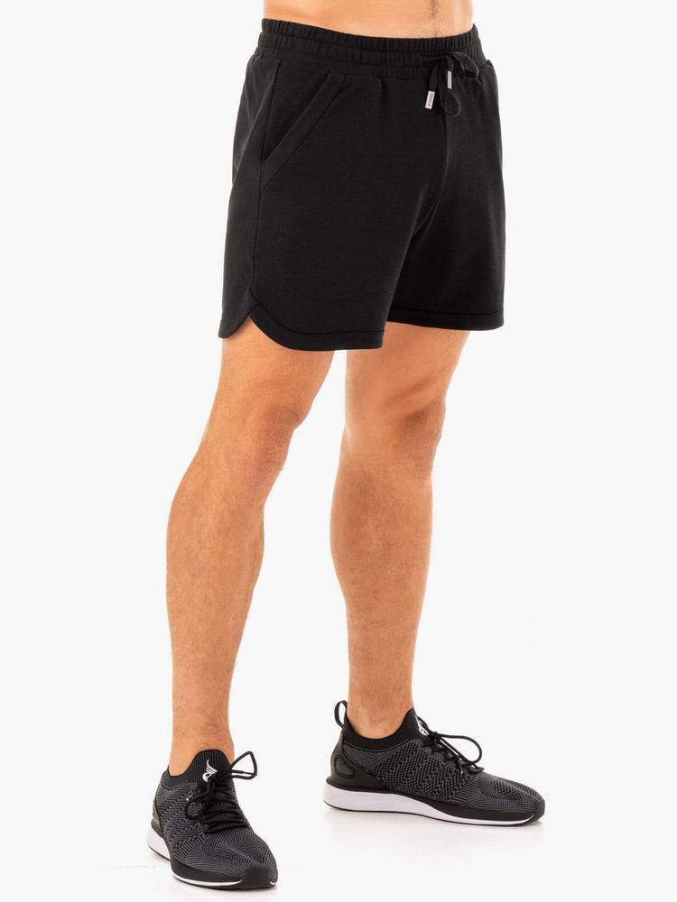 Men's Ryderwear Men Shorts Optimal Gym Shorts Black | NZ1386AP