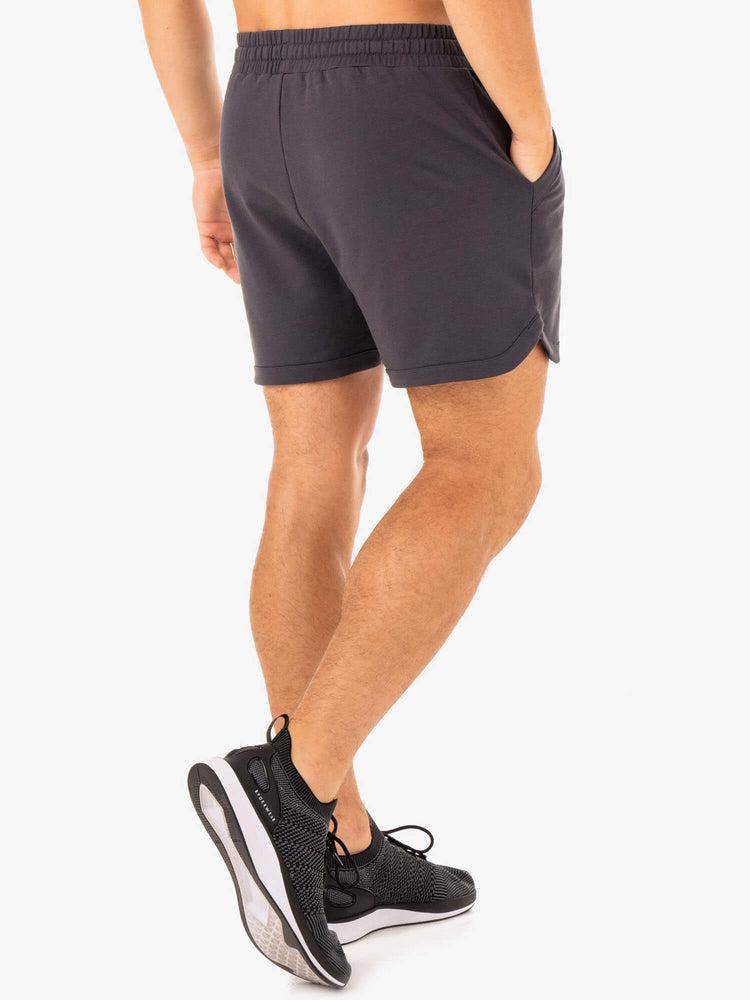 Men's Ryderwear Men Shorts Optimal Gym Shorts Charcoal | NZ1387SO