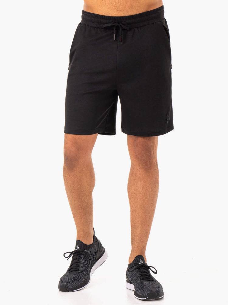 Men's Ryderwear Men Shorts Optimal Mesh Shorts Black | NZ1388DN