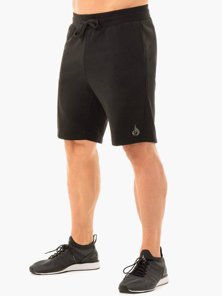 Men's Ryderwear Men Shorts Original Track Shorts Black | NZ1389FM