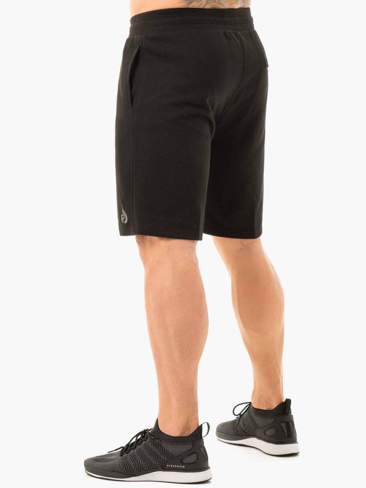 Men's Ryderwear Men Shorts Original Track Shorts Black | NZ1389FM