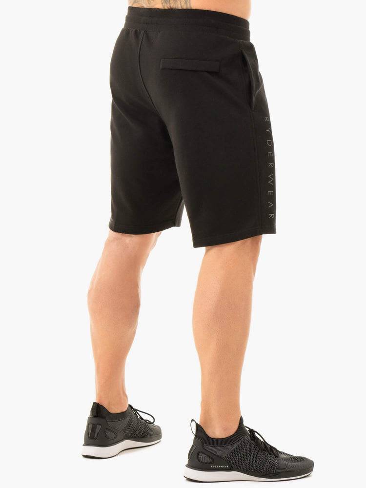 Men's Ryderwear Men Shorts Original Track Shorts Black | NZ1389FM