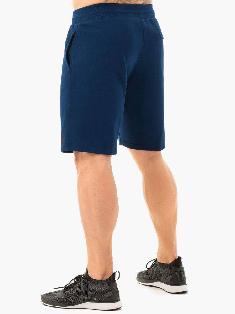 Men's Ryderwear Men Shorts Original Track Shorts Navy | NZ1390GL