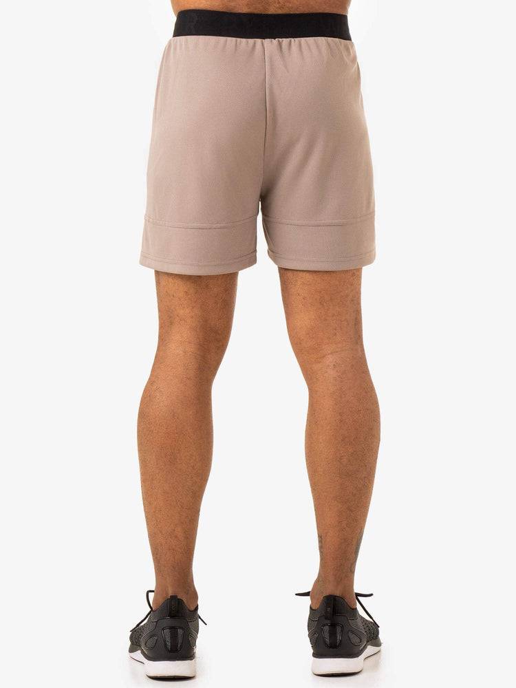 Men's Ryderwear Men Shorts Overdrive Mesh Shorts Mushroom | NZ1394LH