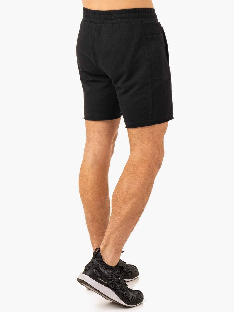 Men's Ryderwear Men Shorts Pursuit Track Shorts Black | NZ1398VD