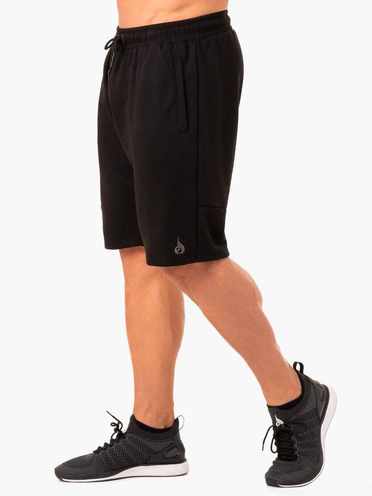 Men's Ryderwear Men Shorts RWXKG Track Shorts Black | NZ1415FM