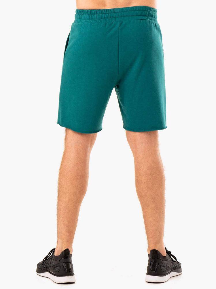 Men's Ryderwear Men Shorts Recharge Track Gym Shorts Teal | NZ1405RW