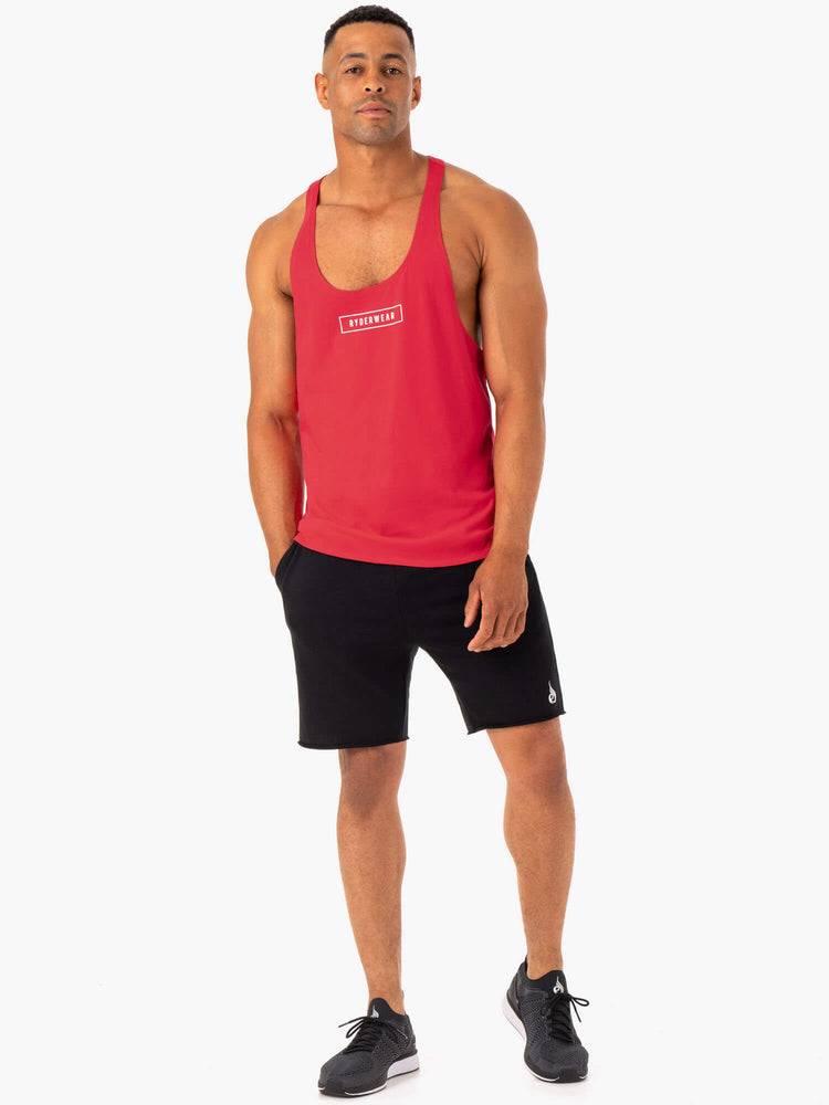 Men's Ryderwear Men Shorts Recharge Track Shorts Black | NZ1407YU