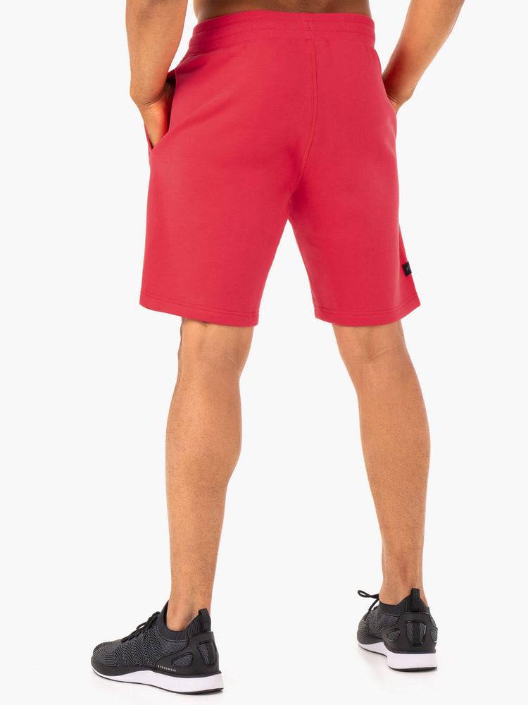 Men's Ryderwear Men Shorts Recharge Track Shorts Red | NZ1408UT