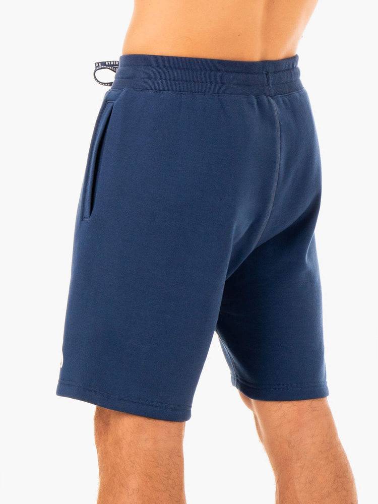 Men's Ryderwear Men Shorts Recharge Track Shorts Blue | NZ1409IS