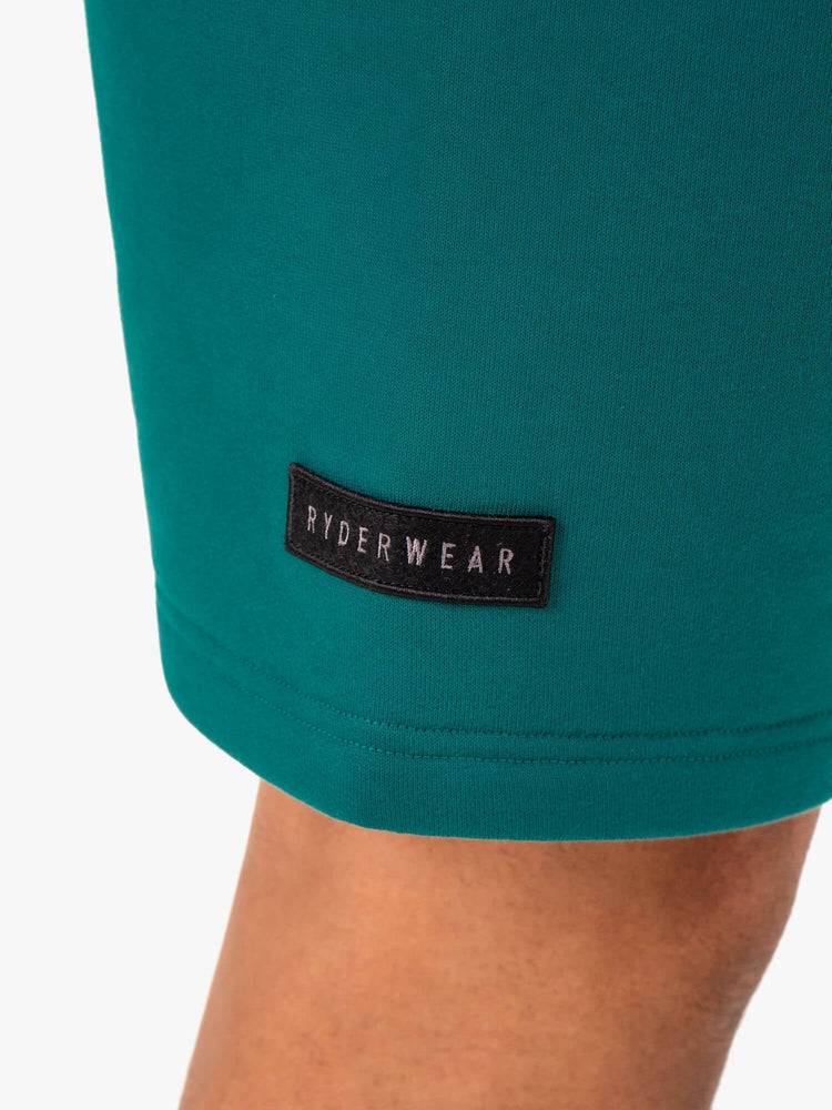 Men's Ryderwear Men Shorts Recharge Track Shorts Teal | NZ1410OR