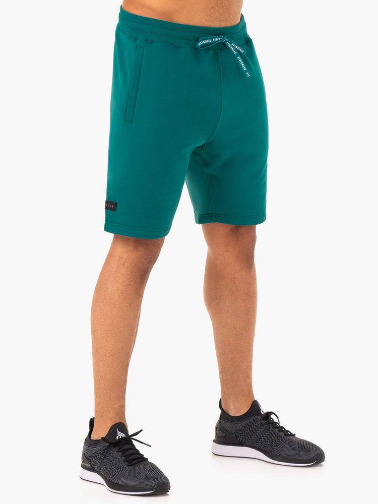 Men\'s Ryderwear Men Shorts Recharge Track Shorts Teal | NZ1410OR